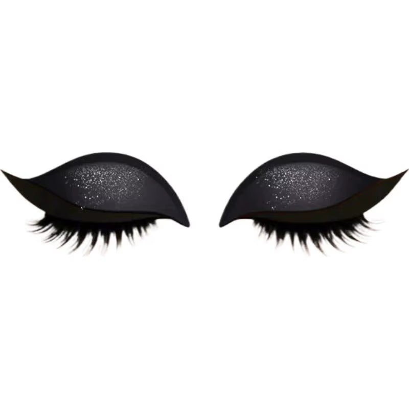 Reusable Eyelid and Eyelash Stickers Atural Eye Fake Lashes for Women'S Make up Lazy Eye Shadow Eyelash Patch Lazy Makeup Tool