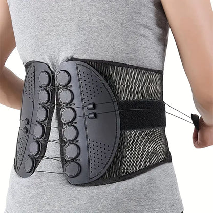 Lumbar Intervertebral Disc Support Compression Rope Support Waist Support Breathable Mesh Posture Corrector for Waist Protection