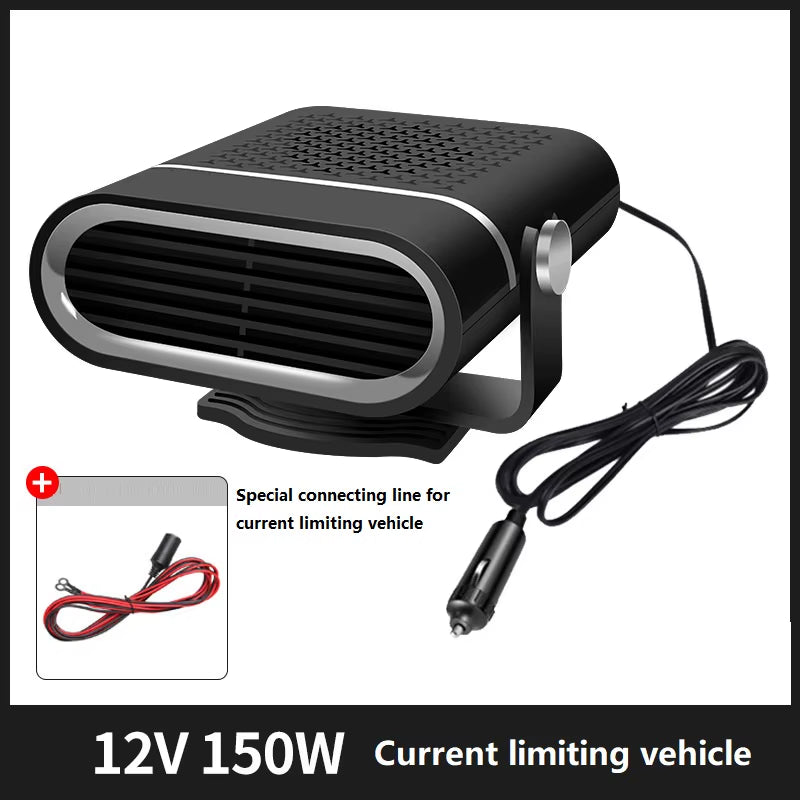 12V 24V Car Fan Heater Defogging and Defrosting Heater for Front Windshield of Cars Mini Portable Car Heating Machine