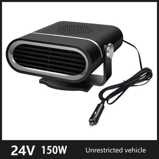 12V 24V Car Fan Heater Defogging and Defrosting Heater for Front Windshield of Cars Mini Portable Car Heating Machine